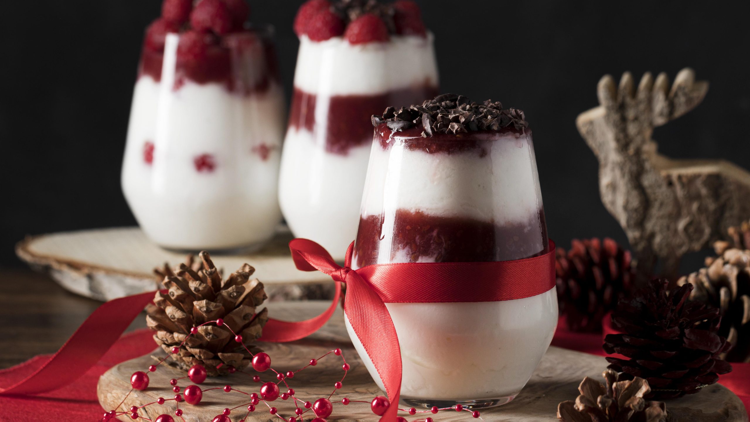 Panna Cotta Hibiscus-Gingembre